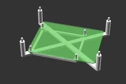 pi-like-stack - stackable customizable raspberry raspi pi case stack scad openscad
