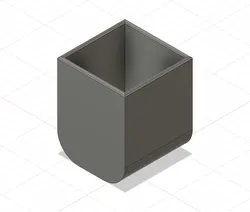 pot a crayon