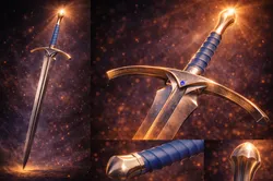 Swords Gandalfs Sword Glamdring Hobbit Sword Low-Poly