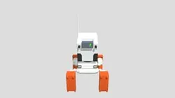 Tiny MechBot K-A1000 Low poly, Robot