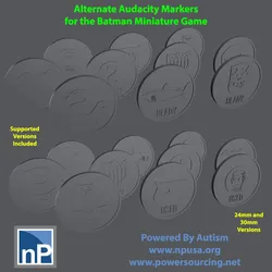 Activation - Audacity Marker Set 01 Free 3D Print Model in Game Accessories 419675