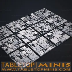 Broken Tile 40mmx40mm Square Base Toppers