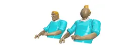 Bruce Tintin Upgrade for 3D SETS Family - Ann & Bruce