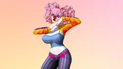 Clown Girl Avatar, Second Life 3D Scan