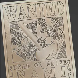 Creality Cloud | Nami Wanted Poster - one piece | ملفات الطابعة ثلاثية الأبعاد