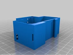 DIN rail enclosure with wifi antenna