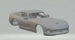 Dodge viper 97 3D Print Model in Vehicle 418862