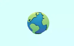 Earth  low-poly  Cartton Low-poly 3D model