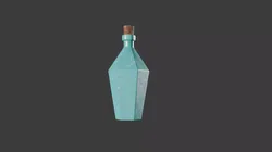Energy or mana  potion Low-poly 3D model