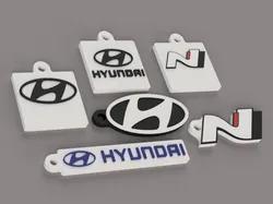 Hyundai N Schlüsselanhänger