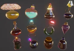 magic potion 3D model
