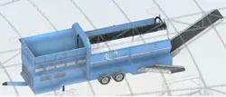 Mobile trommel screen