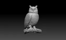 Owl bird 3D Print Model in Figurines 419465