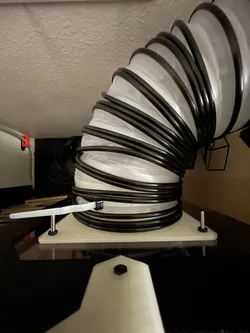 Prusa Original Enclosure vent/exhaust adapter (Lack enclosure adapter also included.)