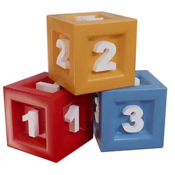Puzzle Toys Low-poly 3D model