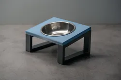 Raised pet bowl holder - single 100/120/150 mm