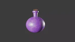 Recovery  potion Low-poly 3D model