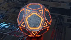 Sci-fi Glowing Orb Low-poly