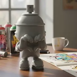 Sculptures & Artworks STL تنزيل - Love cat spray - Ozvald-3D