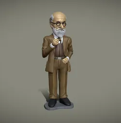 Sigmund Freud Statue 3D print model 3D Print Model in Figurines 418923