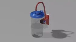 Wall Suction Caniste 3D model