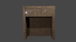 Wooden cabinet with drawers Free