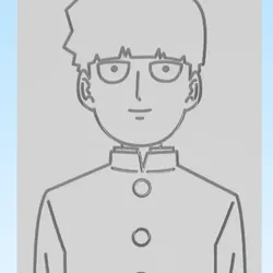 مجاني Other STL تنزيل - Mob psycho 100 - GOLDFARMER 3D🥀🖌️🎨