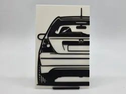 2D Wall Art Honda Civic EP3 Type-R Look - Free 3D Print Model