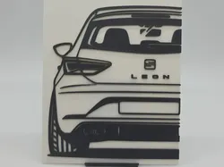 2D Wall Art Seat Leon 5F - Free 3D Print Model