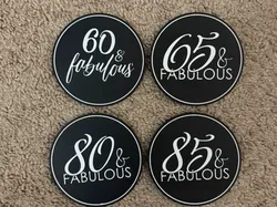 60,65,80, 85 & FABULOUS COASTER - Free 3D Print Model