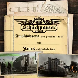 Amphisbaena anti-personnel tank and Janus anti-vehicle tank upgrade kit
