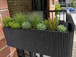 Balcony Mounted Planter - Free 3D Print Model