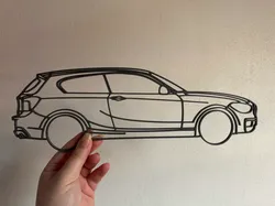 BMW 1 Series 3-Door Silhouette F21 - Free 3D Print Model