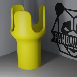 Car Cupholder Extension V2 for 18oz YETI, Stanley, Frank Green – Fits 60mm Car Cupholders | 3D Printable STL by PandaWorks