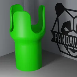 Car Cupholder Extension V2 for 18oz YETI, Stanley, Frank Green – Fits 65mm Car Cupholders | 3D Printable STL by PandaWorks