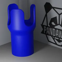 Car Cupholder Extension V2 for 18oz YETI, Stanley, Frank Green – Fits 70mm Car Cupholders | 3D Printable STL by PandaWorks