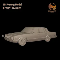 CHEVROLET MALIBU CLASSIC 1981 FOUR DOORS 3D PRINT MODEL 3D Print Model in Automotive 629402