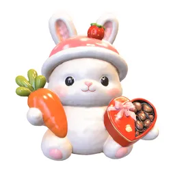 Cute plush bunny