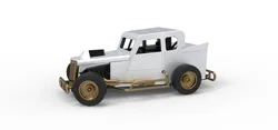 Dwarf car while turning Version 2 Scale 1 to 25 3D Print Model in Vehicle 629722