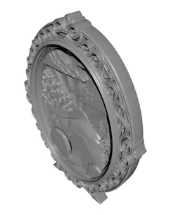 Easter Empty Tomb Layered Oval STL