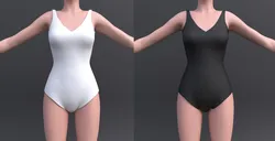 Female Bikini Swimwear Black and White Monokini Swimsuit