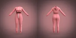 Female Full Bodysuit 3D Clothing Model