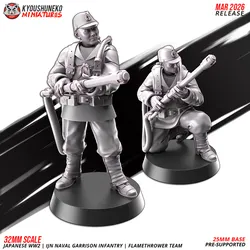 Flamethrower Team — IJN Naval Garrison Infantry | Japanese ww2