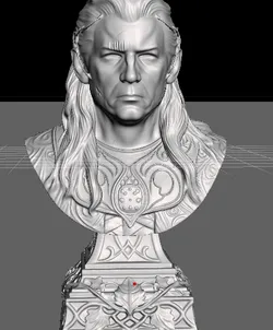 Gil Galad Bust Lord Of The Rings LOTR ESDLA
