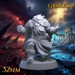 Grimgor 32mm - Dwarf Giant General – Giant Dwarf General – Dwarf Giant – Dwarf