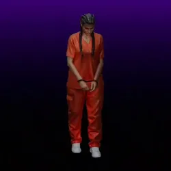 GTA 6 Lucia Prison Outfit 121 STL Figure
