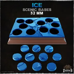 Ice - Scenic Bases (32mm Bases)