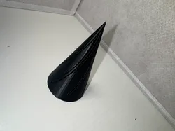 impossible passthrough cone - Free 3D Print Model