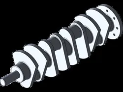 Inline 4 cylinder engine internal structure