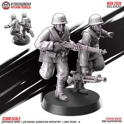 LMG Team A — IJN Naval Garrison Infantry | Japanese WW2